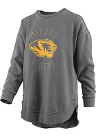 Pressbox Missouri Tigers Womens Black Bakersfield Crew Sweatshirt