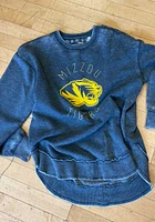 Pressbox Missouri Tigers Womens Black Bakersfield Crew Sweatshirt