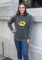 Pressbox Missouri Tigers Womens Black Bakersfield Crew Sweatshirt
