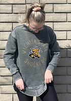 Pressbox Wichita State Shockers Womens Black Bakersfield Crew Sweatshirt