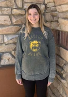 Pressbox Baylor Bears Womens Green Bakersfield Crew Sweatshirt
