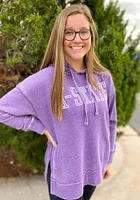 Pressbox K-State Wildcats Womens Purple Marni Hooded Sweatshirt