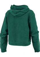 Pressbox Baylor Bears Womens Green California Dreaming Hooded Sweatshirt