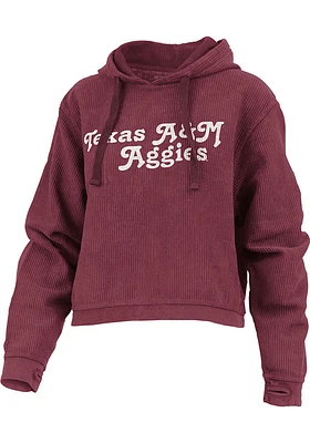 Pressbox Texas A&M Aggies Womens Maroon California Dreaming Hooded Sweatshirt