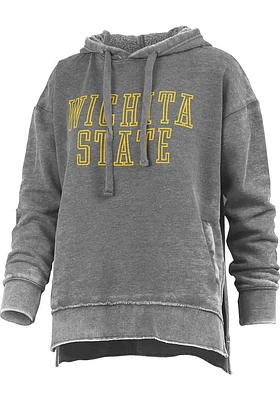 Pressbox Wichita State Shockers Womens Black Marni Hooded Sweatshirt