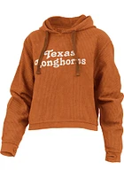 Pressbox Texas Longhorns Womens Burnt Orange California Dreaming Hooded Sweatshirt