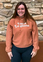 Pressbox Texas Longhorns Womens Burnt Orange California Dreaming Hooded Sweatshirt
