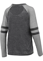 Pressbox Wichita State Shockers Womens Black Piper Raglan LS Tee