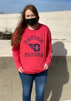 Pressbox Dayton Flyers Womens Red Selena LS Tee