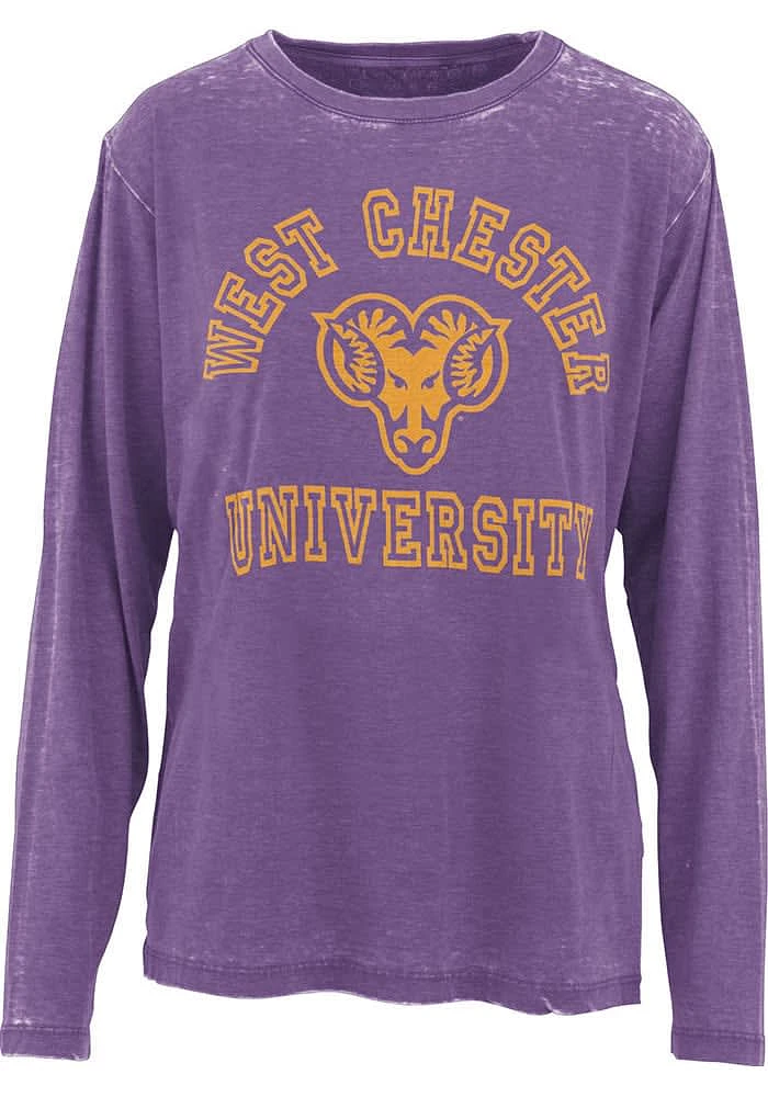 Pressbox West Chester Golden Rams Womens Purple Selena LS Tee