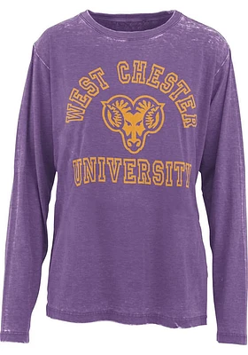 Pressbox West Chester Golden Rams Womens Purple Selena LS Tee
