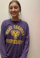 Pressbox West Chester Golden Rams Womens Purple Selena LS Tee