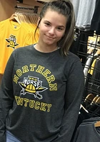 Pressbox Northern Kentucky Norse Womens Black Selena LS Tee