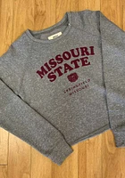 Pressbox Missouri State Bears Womens Grey Visalia Crew Sweatshirt