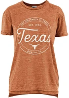 Pressbox Texas Longhorns Womens Burnt Orange Ella Seal Short Sleeve T-Shirt