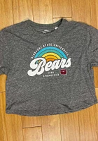 Pressbox Missouri State Bears Womens Grey Sunrise Script Short Sleeve T-Shirt