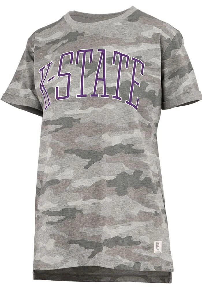 Pressbox K-State Wildcats Womens Green Austin Short Sleeve T-Shirt