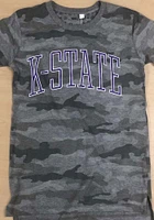 Pressbox K-State Wildcats Womens Green Austin Short Sleeve T-Shirt