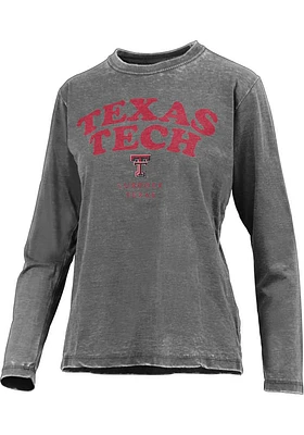 Pressbox Texas Tech Red Raiders Womens Black Visalia LS Tee