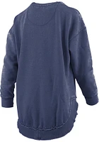 Pressbox Villanova Wildcats Womens Navy Blue Bakersfield Crew Sweatshirt