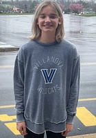 Pressbox Villanova Wildcats Womens Navy Blue Bakersfield Crew Sweatshirt