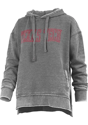 Pressbox Texas Tech Red Raiders Womens Black Marni Hooded Sweatshirt