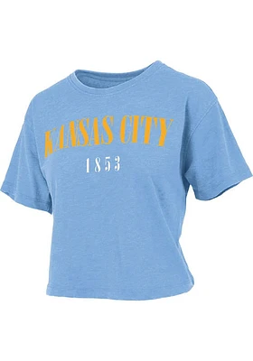 Pressbox Kansas City Womens Wordmark Short Sleeve T-Shirt