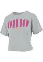 Pressbox Ohio Womens Wordmark Short Sleeve T-Shirt