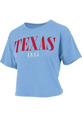 Pressbox Texas Womens Wordmark Short Sleeve T-Shirt