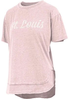 Pressbox St Louis Womens Script Short Sleeve T-Shirt