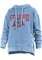 Pressbox St Louis Womens Blue Gateway to the West Hooded Sweatshirt