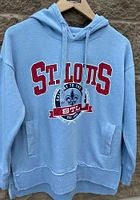 Pressbox St Louis Womens Blue Gateway to the West Hooded Sweatshirt