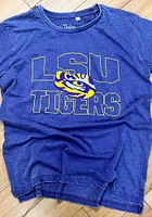 Pressbox LSU Tigers Womens Purple Burnout Maxine Short Sleeve T-Shirt