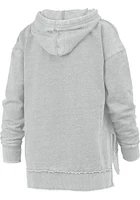 Pressbox North Texas Mean Green Womens Grey Burnout Marni Hooded Sweatshirt