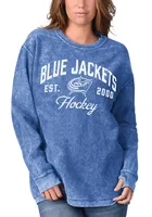 Columbus Blue Jackets Womens Cord Crew Sweatshirt