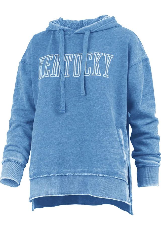 Pressbox Kentucky Wildcats Womens White Marni Hooded Sweatshirt