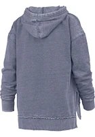 Pressbox Akron Zips Womens Navy Blue Marni Hooded Sweatshirt