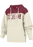 Pressbox Texas A&M Aggies Womens White Chicago Hooded Sweatshirt