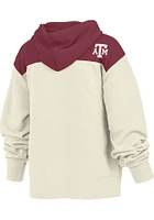 Pressbox Texas A&M Aggies Womens White Chicago Hooded Sweatshirt