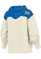 Pressbox Pitt Panthers Womens White Chicago Hooded Sweatshirt