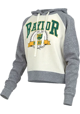 Pressbox Baylor Bears Womens Grey Cody Hooded Sweatshirt