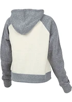 Pressbox Indiana Hoosiers Womens Grey Cody Hooded Sweatshirt