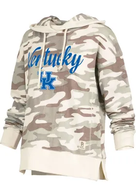 Pressbox Kentucky Wildcats Womens Green Cord Hooded Sweatshirt