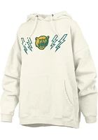 Pressbox Baylor Bears Womens Ivory RNR Hooded Sweatshirt