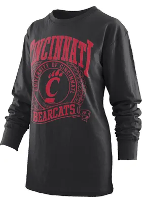 Pressbox Cincinnati Bearcats Womens Black Big Country LS Tee