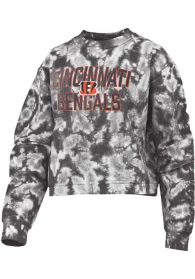 Cincinnati Bengals Womens Tie Dye Crew Sweatshirt