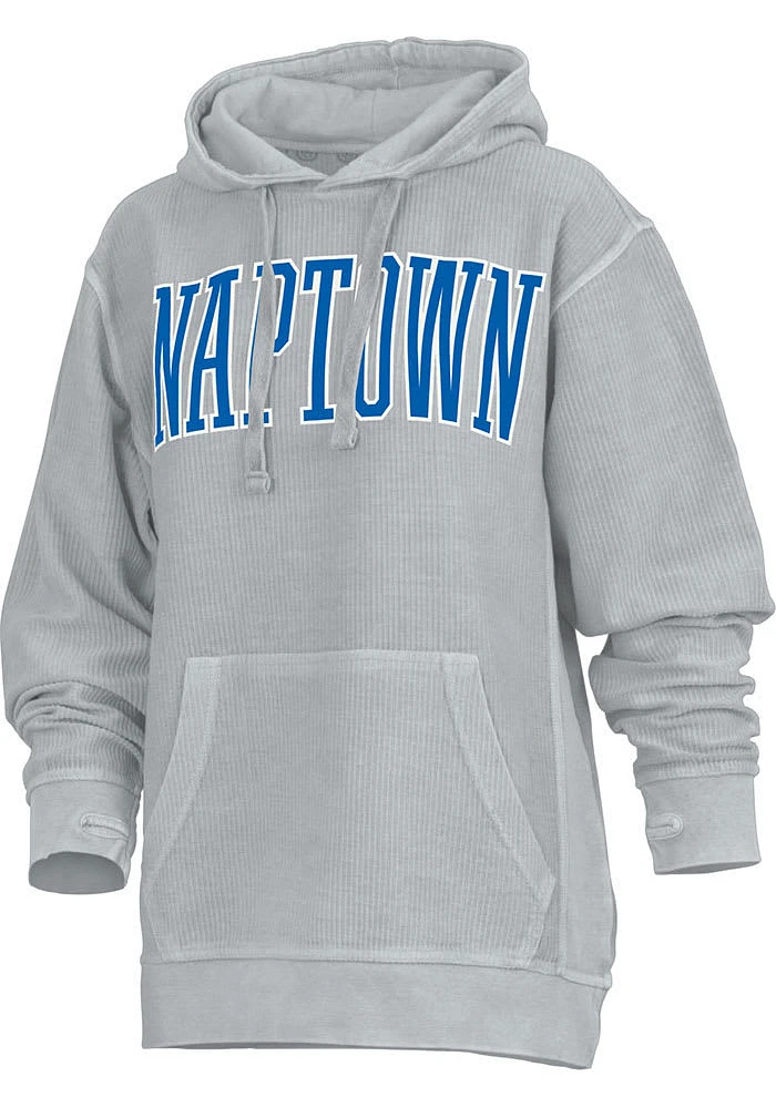 Pressbox Indianapolis Womens Grey Southlawn Hooded Sweatshirt