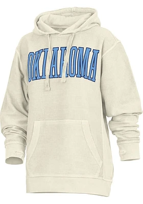 Pressbox Oklahoma Womens Ivory Southlawn Hooded Sweatshirt