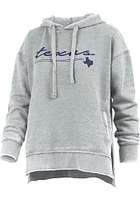 Pressbox Texas Womens Grey Prairie Hooded Sweatshirt