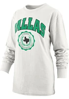 Pressbox Dallas Ft Worth Womens White Winnie LS Tee
